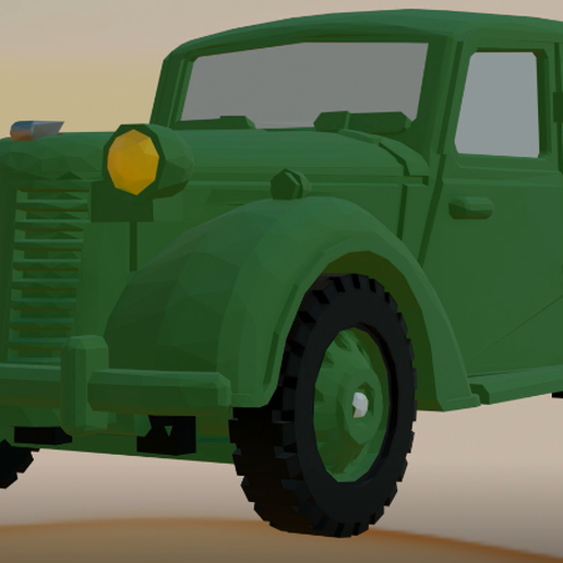 Austin Military Convoy 3D model