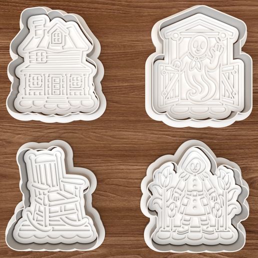 Haunted Farmhouse Cookie Cutter Set