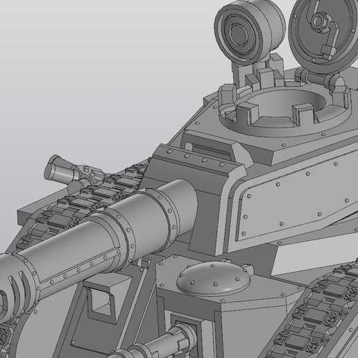 Screenshot_19.png Download STL file Main battle tank • 3D printable design, Solutionlesn