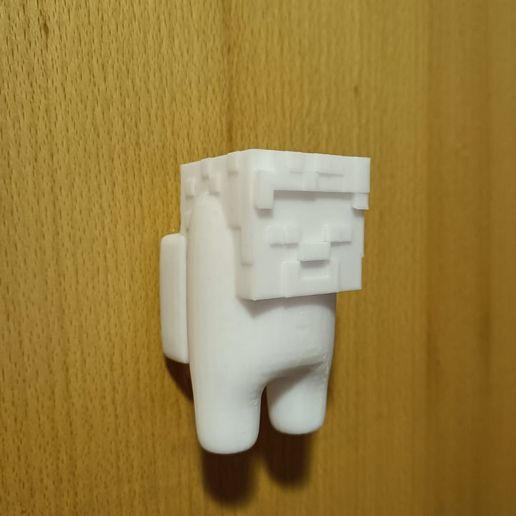 Steve in Among Us 3D model