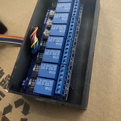🔌 8 Channel Relay board case・ STL File for 3D printing・Cults