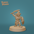 GoblinRaiderF_Front.png Goblin Raiders - Classic Monsters - Fantasy Miniatures
