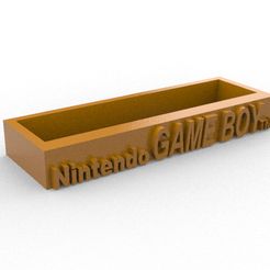 ni3.jpg Fichier 3MF CARTOUCHE DE SUPPORT NINTENDO GAMEBOY・Modèle pour imprimante 3D à télécharger