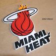 miami-heat-cartel-letrero-rotulo-logotipo-impresion3d-baloncesto.jpg Miami Heat, sign, signboard, sign, logo, 3d printing, court, basketball, basketball, players
