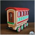 0015B.jpg ILLUMINATED CHRISTMAS GINGERBREAD TRAIN