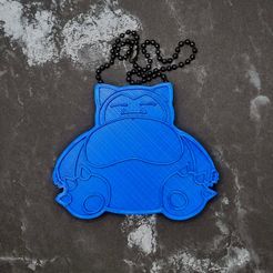 Snorlax-charm-1.jpg STL-Datei Snorlax Charme - JCreateNZ・3D-druckbares Modell zum herunterladen