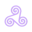 trinity cutter (2).stl Triquetra cutter, Holy Trinity or triskelion stamp, cross shape cutter, Cookie cutter, Polymer Clay Cutter, earrings