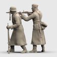 1.2324.jpg German Soldiers in a coat with mg 38 and 98k mauser rifel