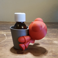 Capture d’écran 2017-10-13 à 15.11.27.png Free STL file Cup holder man 2・3D print design to download