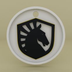 01.jpg Fichier OBJ Porte-clés avec logo Team Liquid・Design pour imprimante 3D à télécharger