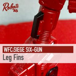sixgun-fins-cults.jpg STL file WFC:Siege Six-Gun Leg Fins・3D print design to download