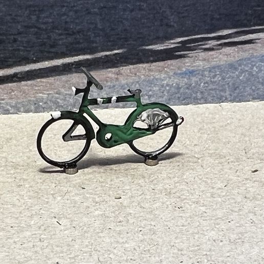 tempImageZRlVR8.jpg Vélo pour SYSTÈME DE RAIL MODELE TRAIN DE FER DIORAMA 187 164