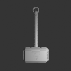 thor-hammer-1.png Télécharger fichier STL gratuit Marteau de Thor de Marvel (Mjölnir) • Objet à imprimer en 3D, RgsDev