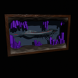 tbrender.png Subnautica Below Zero Crystal Caverns Diorama for the wall