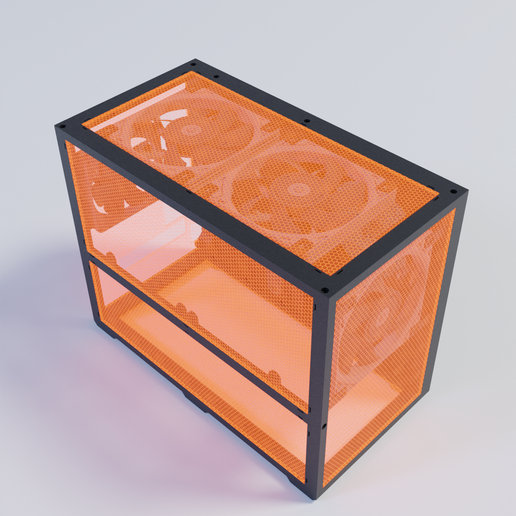 🖥️ SFF Computer case 14.9L, Mini ITX, 330x175x225・Free STL File for ・Cults