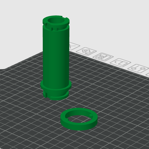 Artillery Sidewinder additional spool holder 3D model preview