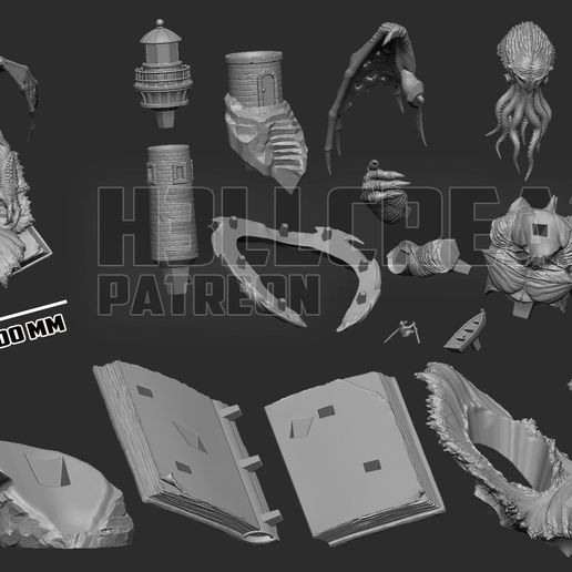 🐉 Cthulhu・ STL File for 3D printing・Cults