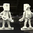 SdroidFive.JPG Stapler Droid Five - 28mm Wargaming Miniature Robot