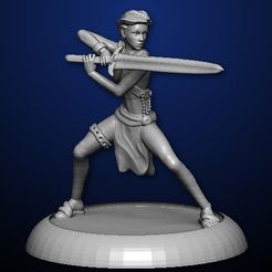 bladedancer.jpg Fichier STL Guerrier danseur-épée・Idée pour impression 3D à télécharger