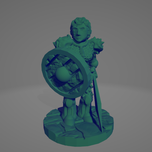 Full Metal Femme No Helmet.png STL file Kyria Trunewillow, Knight of the Realm・3D print design to download, Ellie_Valkyrie
