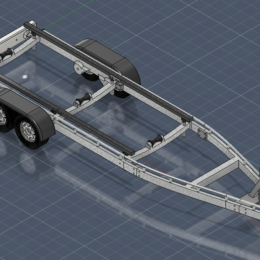 🚗 RC CAR BOAT TRAILER 1/10 scale・ STL File for 3D printing・Cults
