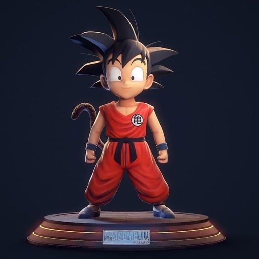Dragon Ball Goku Kid 3D model