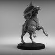 untitled.729.jpg STL file Sci Fi Napoleon on horse・3D printing template to download