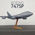 1-No-Free.jpg Fichier STL gratuit Boeing 747 SP - 1:200・Modèle à télécharger et à imprimer en 3D