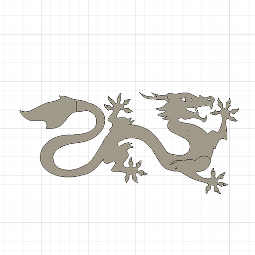 Download STL file Wheel of Time symbols - The Dragon • 3D printable