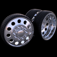2.png STL PACK OF 10 MODELS OF DOUBLE ALUMINUM WHEELS FOR PICKUP TRUCKS