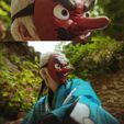 kimetsu_02.jpg Demon Slayer Mask - Kimetsu No Yaiba Urokodaki Cosplay - Anime, Game, Props