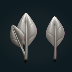 Leaves-01sq.png 3D file Leaves・3D printer design to download