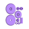 Gears_Pins.stl Save the Whales (DC Motor Powered Kinetic Whales)