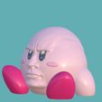 Screenshot_20220306-191113_Nomad.jpg Free STL file Kirby -Mouthful Mode The Rock - EASY PRINT・3D printable design to download
