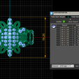4.png diamond flowerRings  3d printable model