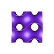 gyroidUnit.stl Gyroid Patch, TPMS, Minimal Surfaces