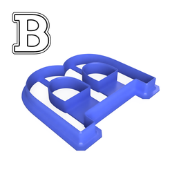 Beta-1.png VARSITY STYLE GREEK LETTER BETA COOKIE CUTTER