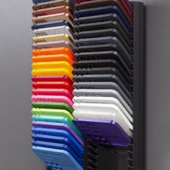 IMG_9157-small.jpg Free STL file Box with Filament Samples・3D printing design to download