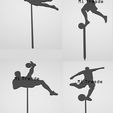 topper-futbol-mix.jpg STL file Set Topper soccer x 4・3D printing model to download