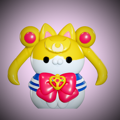 D4223C1C-9992-49EE-8761-53BCEFC29BDD.png STL-Datei Sailor Moon Mega-Katzen・Modell zum Herunterladen und 3D-Drucken