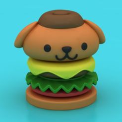 1.jpg Introducing the Fun and Delicious Dismantlable Pompompurin Burger!