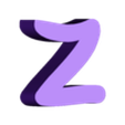 ZM.stl Letters and Numbers DISNEY Letters and Numbers | Logo