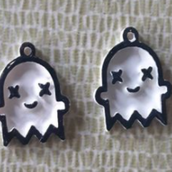 fantasmas.png STL-Datei Ghost pendant, earrings kostenlos・3D-druckbares Objekt zum herunterladen