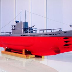 1.jpg Archivo 3D U-boot de la Segunda Guerra Mundial・Modelo de impresora 3D para descargar, MaoCasella