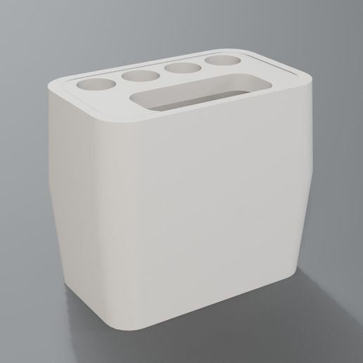 Toothbrush and Toothpaste Holder - 3D Print STL