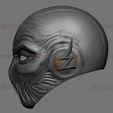 14.jpg Zoom Flash Mask - Hunter Zolomon Cosplay - DC Comics 3D print model