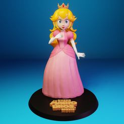 peach01.jpg Archivo STL Princesa Peach - La película de Super Mario Bros.・Objeto imprimible en 3D para descargar