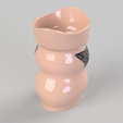 vase302-02 v1-09.png style vase cup vessel v302 for 3d-print or cnc