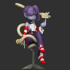 p12g.jpg STL file squigly skullgirls 3D Model for printing・3D print model to download