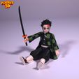 3.jpg TANJIRO - ARTICULATED ACTION FIGURE - DEMON SLAYER - EASY TO PRINT AND ASSEMBLE